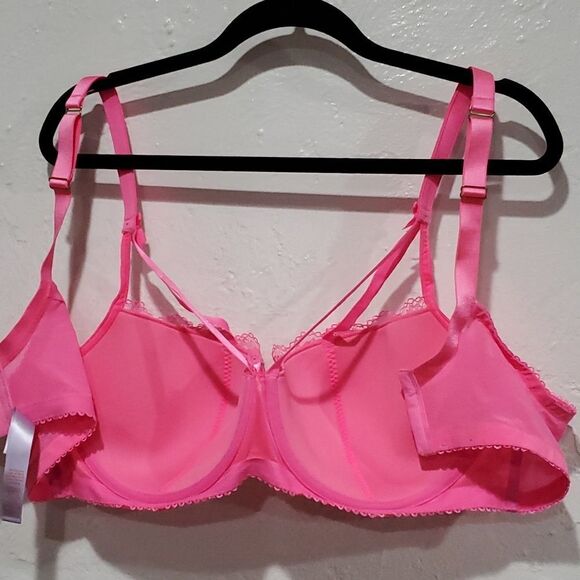 Savage x Fenty Living in the Clouds Iridescent Lace Bra Size 42DD - Picture 11 of 16